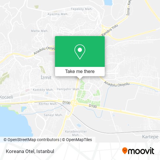 Koreana Otel map