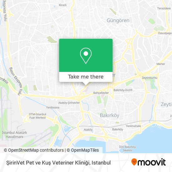 ŞirinVet Pet ve Kuş Veteriner Kliniği map