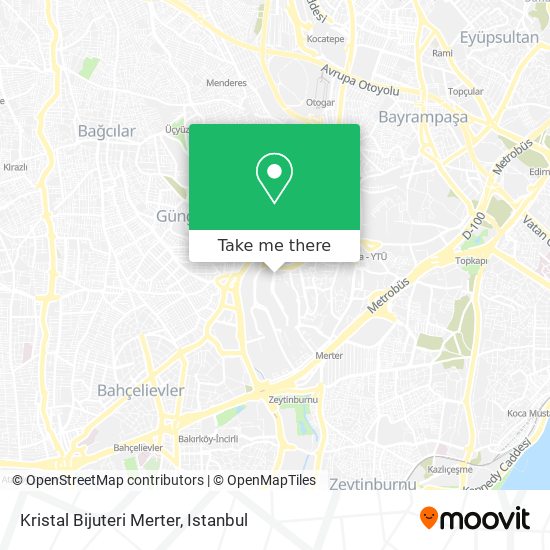 Kristal Bijuteri Merter map