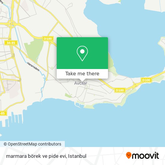 marmara börek ve pide evi map