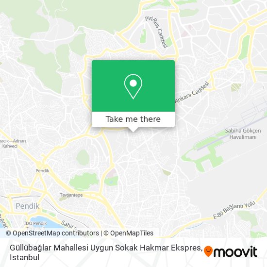 Güllübağlar Mahallesi Uygun Sokak Hakmar Ekspres map