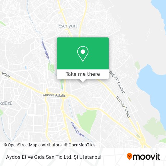 Aydos Et ve Gıda San.Tic.Ltd. Şti. map
