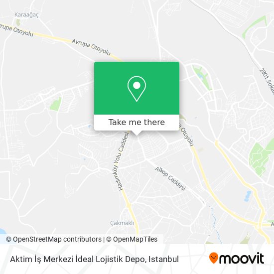 Aktim İş Merkezi İdeal Lojistik Depo map