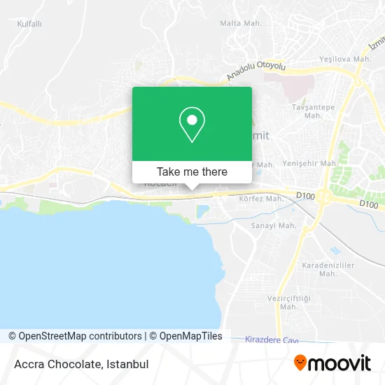 Accra Chocolate map