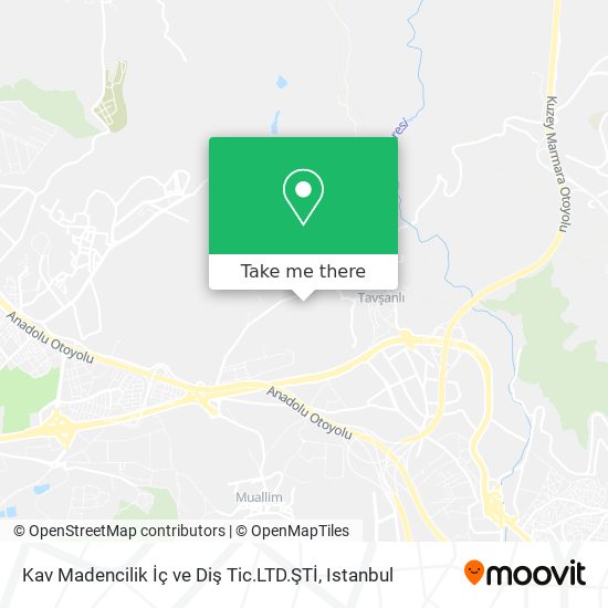 Kav Madencilik İç ve Diş Tic.LTD.ŞTİ map