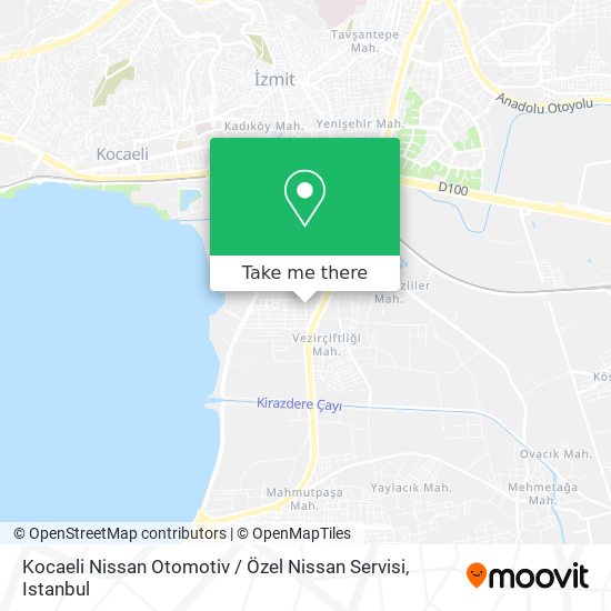 Kocaeli Nissan Otomotiv / Özel Nissan Servisi map