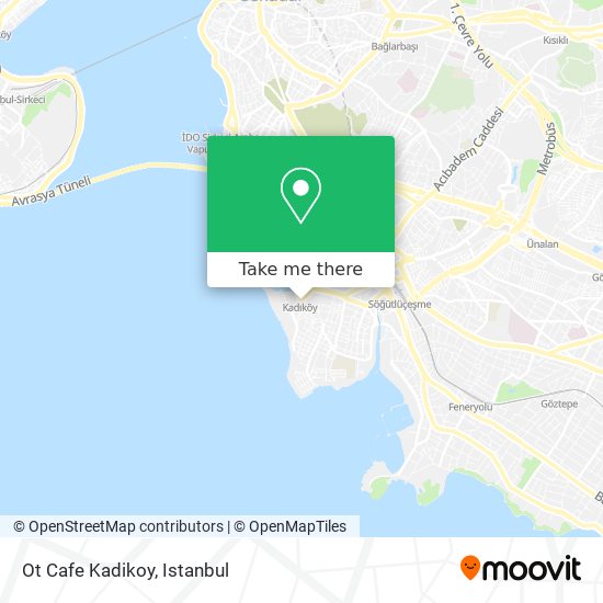 Ot Cafe Kadikoy map