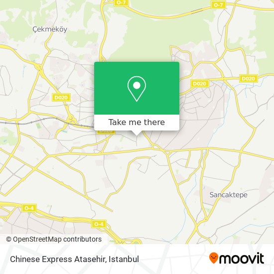 Chinese Express Atasehir map