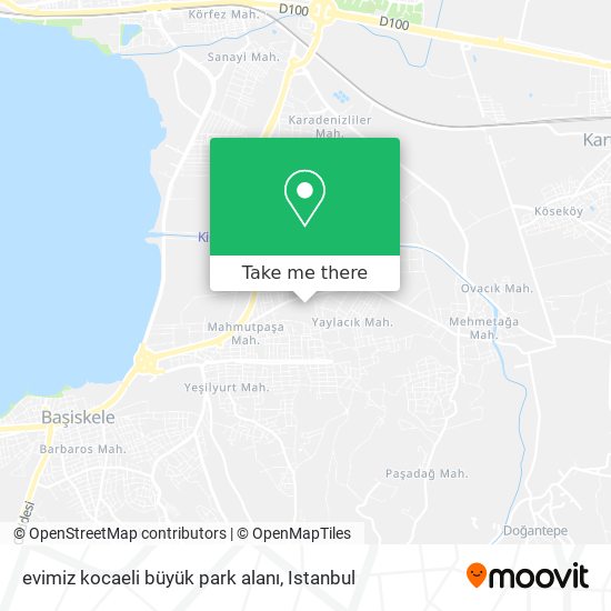 evimiz kocaeli büyük park alanı map