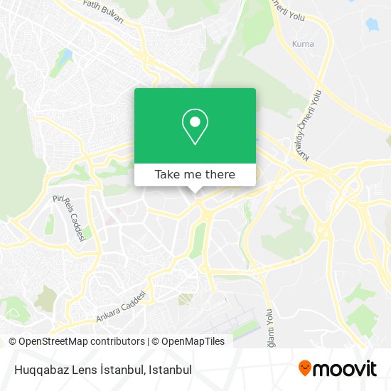 Huqqabaz Lens İstanbul map