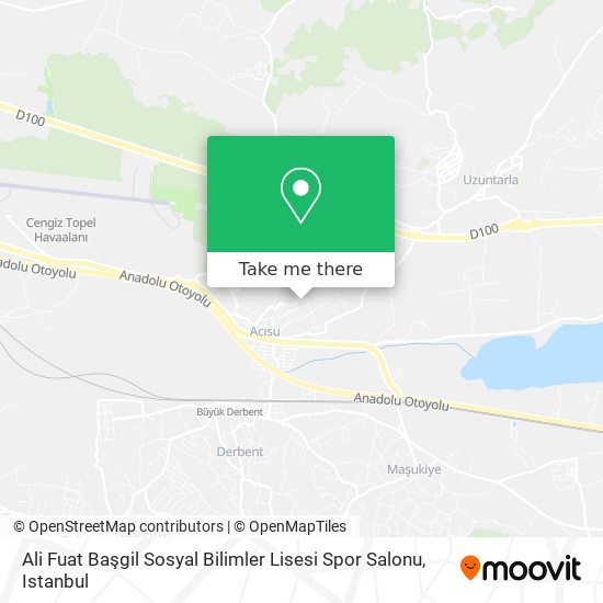 Ali Fuat Başgil Sosyal Bilimler Lisesi Spor Salonu map