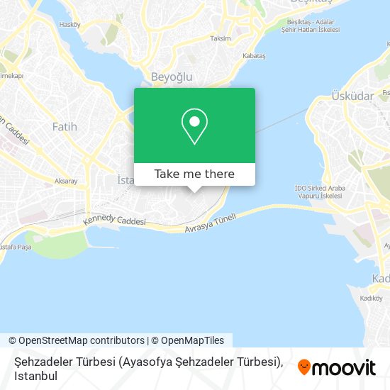 Şehzadeler Türbesi (Ayasofya Şehzadeler Türbesi) map