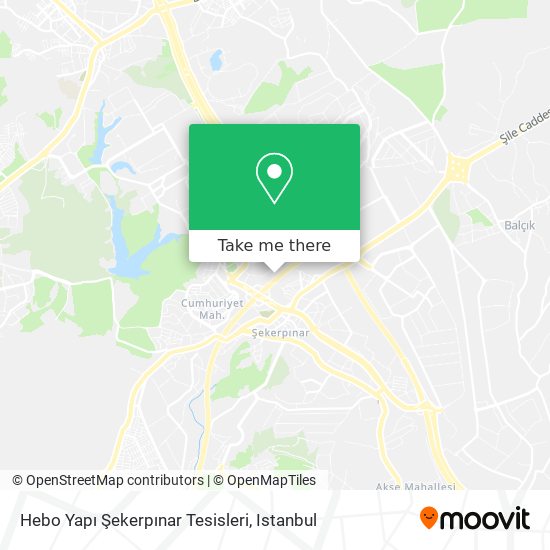 Hebo Yapı Şekerpınar Tesisleri map