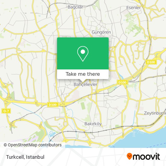 Turkcell map