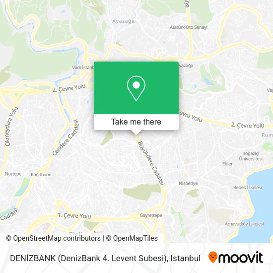 DENİZBANK (DenizBank 4. Levent Subesi) map