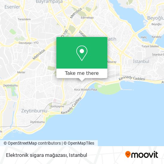 Elektronik sigara mağazası map