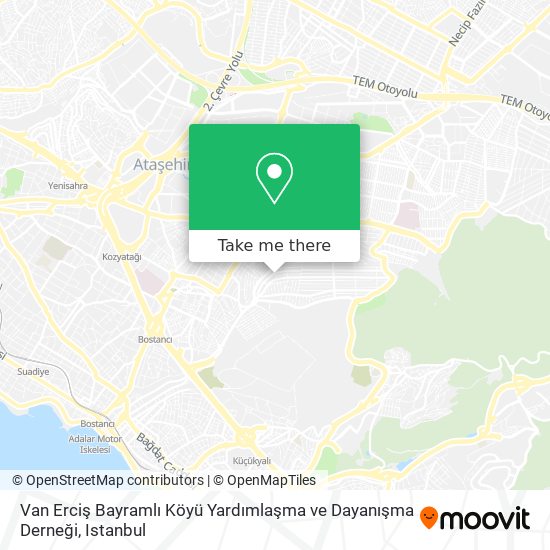 Van Erciş Bayramlı Köyü Yardımlaşma ve Dayanışma Derneği map