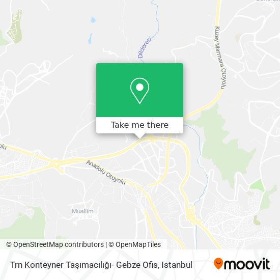 Trn Konteyner Taşımacılığı- Gebze Ofis map