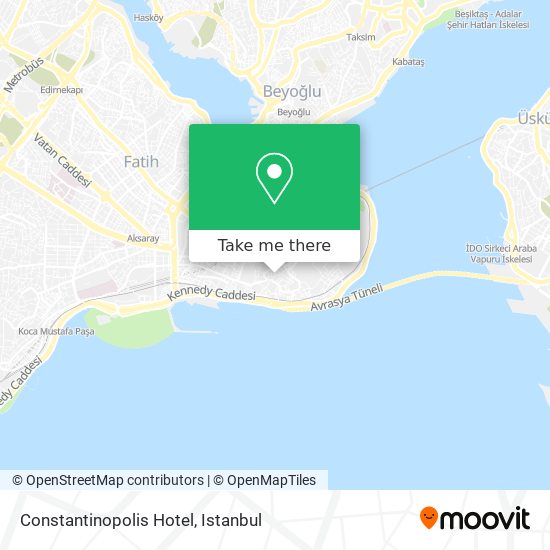 Constantinopolis Hotel map