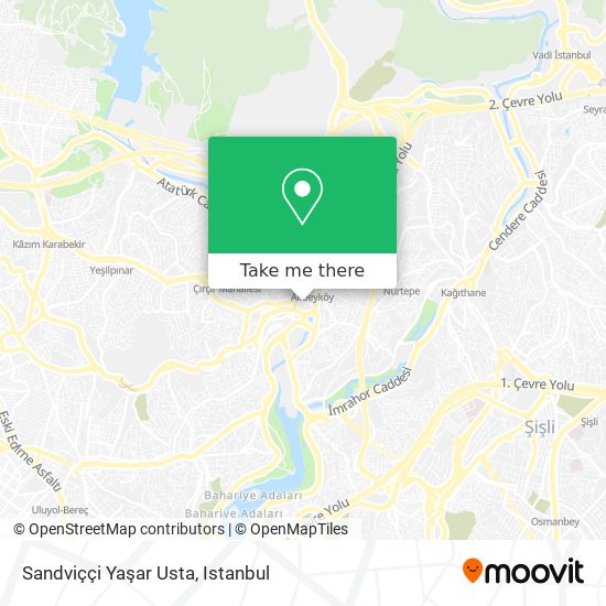 Sandviççi Yaşar Usta map