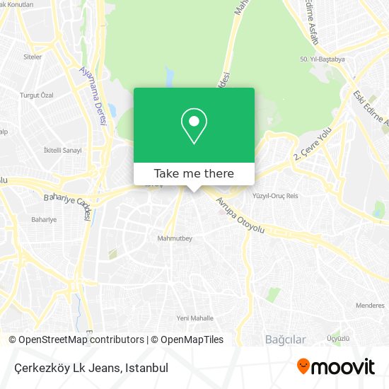 Çerkezköy Lk Jeans map
