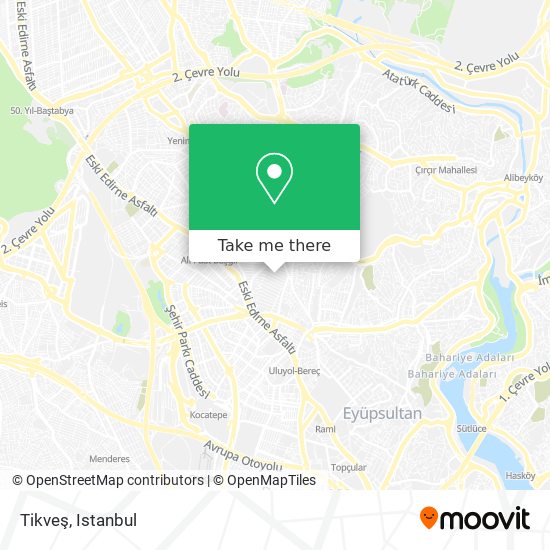 Tikveş map