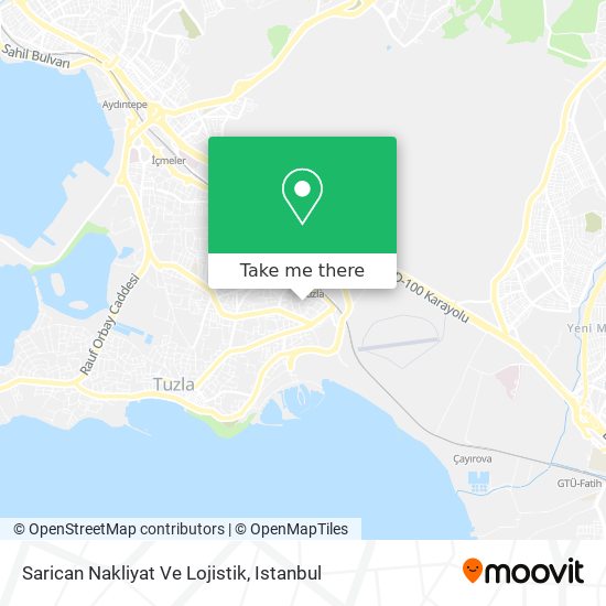 Sarican Nakliyat Ve Lojistik map