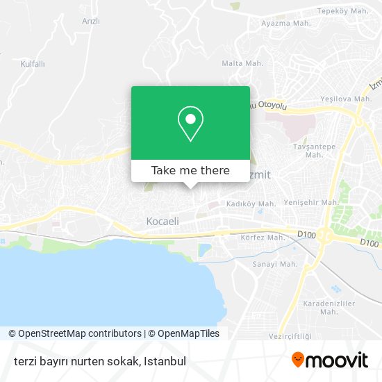 terzi bayırı nurten sokak map