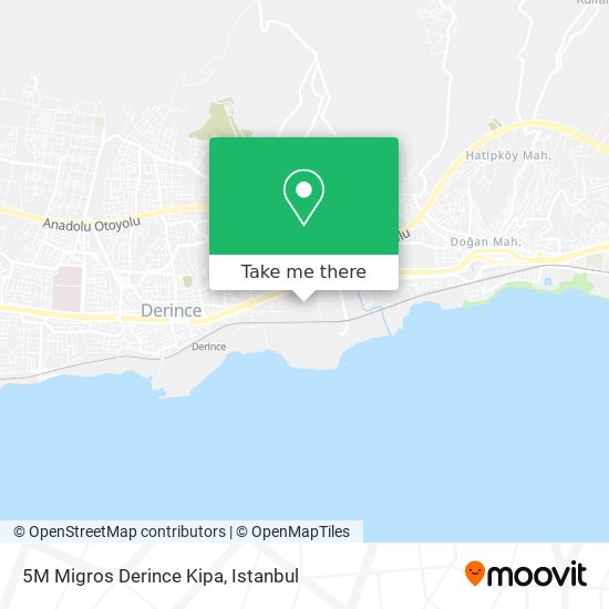 5M Migros Derince Kipa map