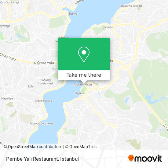 Pembe Yali Restaurant map