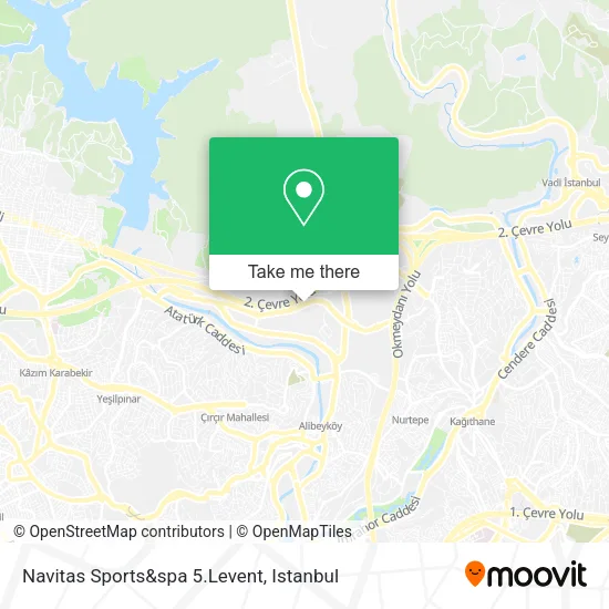 Navitas Sports&spa 5.Levent map