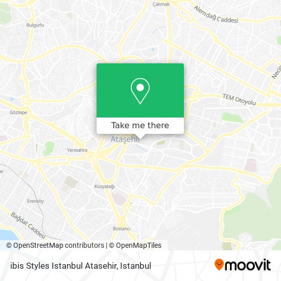 ibis Styles Istanbul Atasehir map