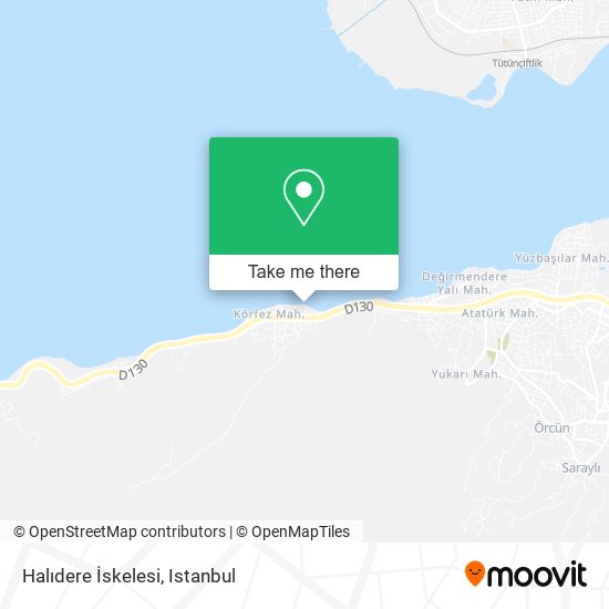 Halıdere İskelesi map