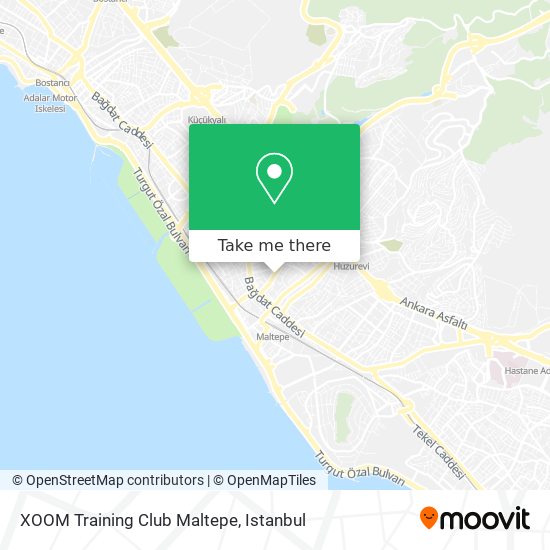 XOOM Training Club Maltepe map