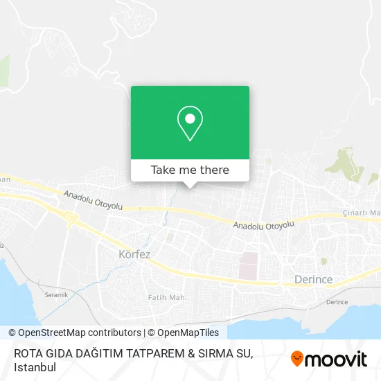 ROTA GIDA DAĞITIM TATPAREM & SIRMA SU map