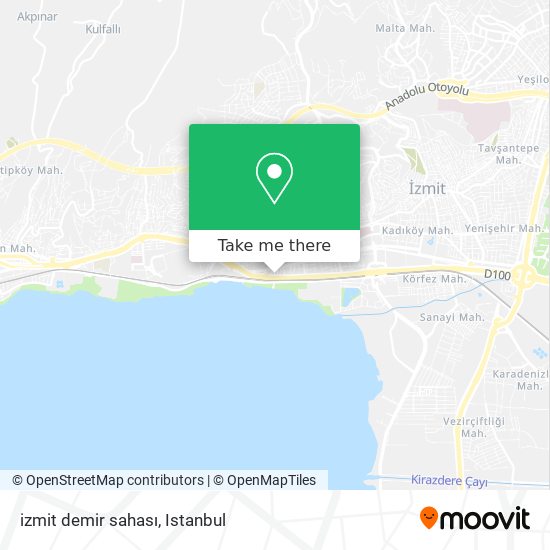 izmit demir sahası map