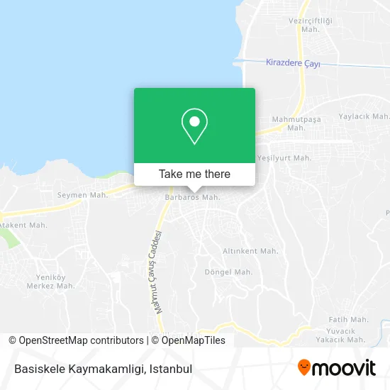 Basiskele Kaymakamligi map