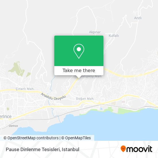 Pause Dinlenme Tesisleri map