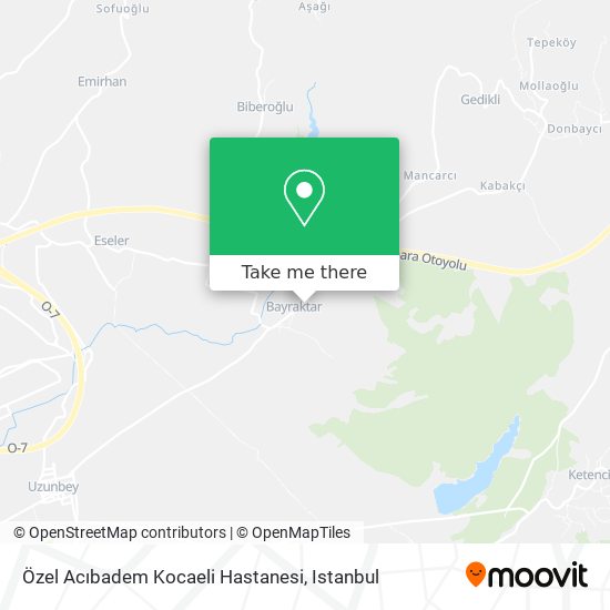 Özel Acıbadem Kocaeli Hastanesi map