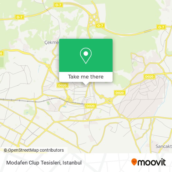 Modafen Clup Tesisleri map