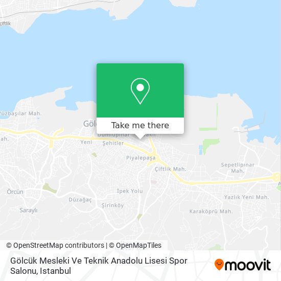 Gölcük Mesleki Ve Teknik Anadolu Lisesi Spor Salonu map