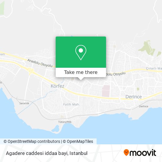 Agadere caddesi iddaa bayi map