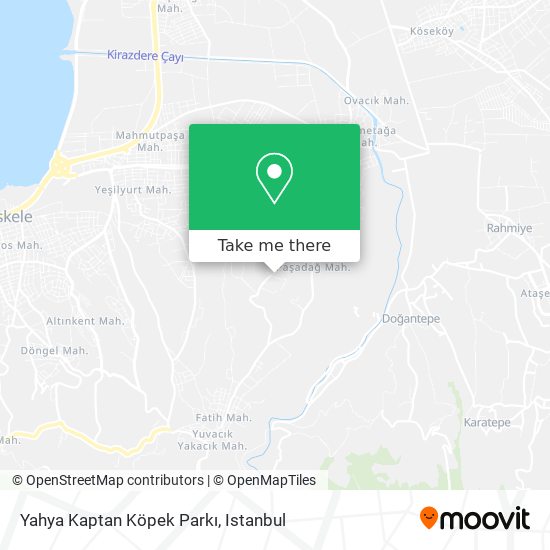 Yahya Kaptan Köpek Parkı map