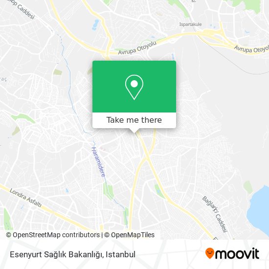 Esenyurt Sağlık Bakanlığı map