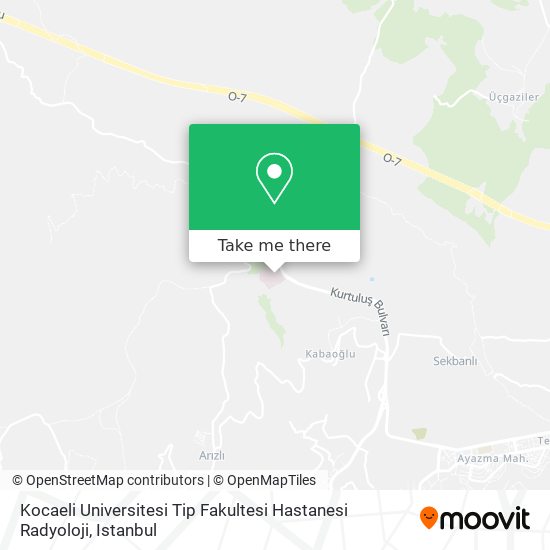 Kocaeli Universitesi Tip Fakultesi Hastanesi Radyoloji map