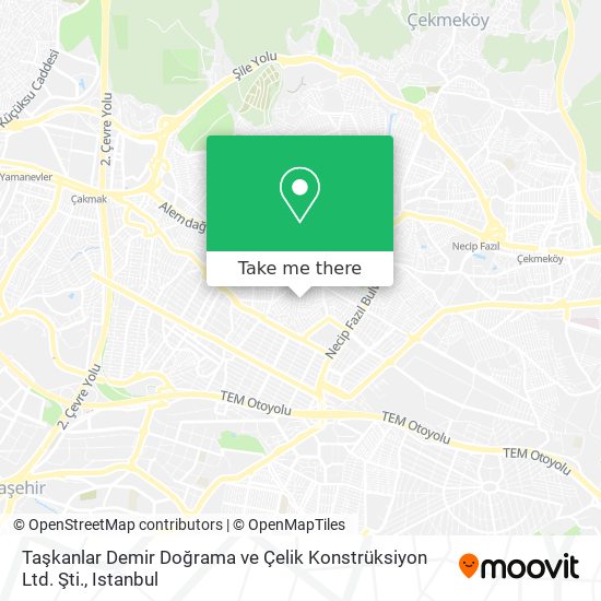 Taşkanlar Demir Doğrama ve Çelik Konstrüksiyon Ltd. Şti. map