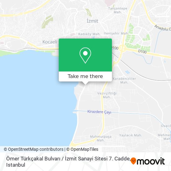 Ömer Türkçakal Bulvarı / İzmit Sanayi Sitesi 7. Cadde map