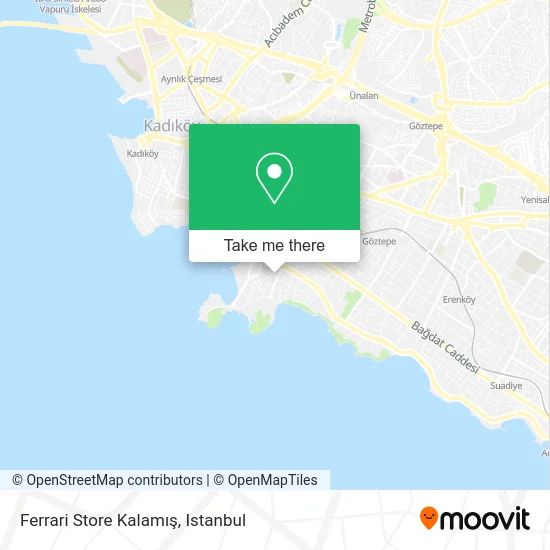 Ferrari Store Kalamış map