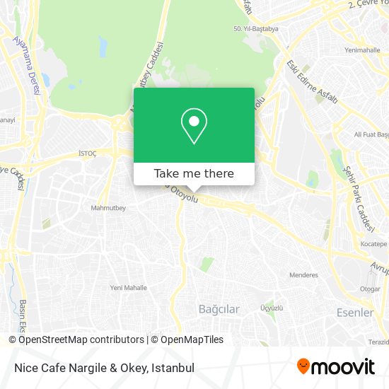 Nice Cafe Nargile & Okey map