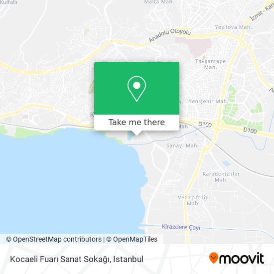 Kocaeli Fuarı Sanat Sokağı map